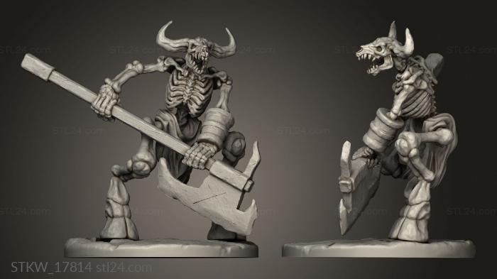 Minotaur Skeleton Axe