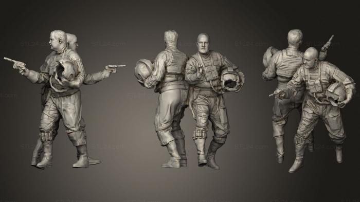Military figurines (Shawn STAR WARS, STKW_1801) 3D models for cnc