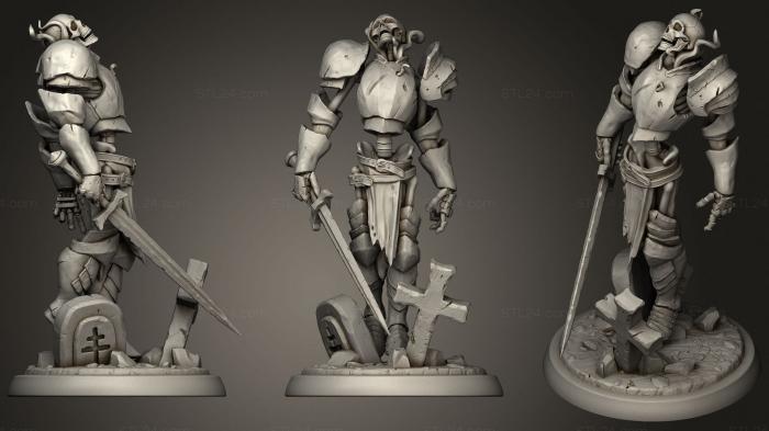 Military figurines (Skeleton 1 (1), STKW_1808) 3D models for cnc