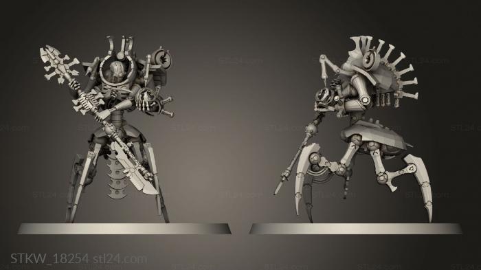 Robot Spider Skeleton Wanderer WIP Sv