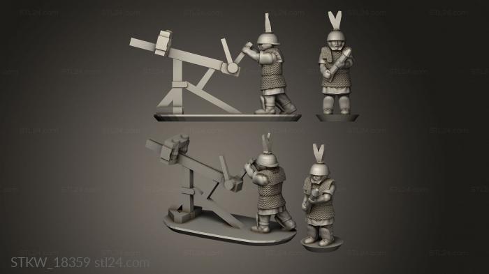 Military figurines (Scorpion, STKW_18359) 3D models for cnc