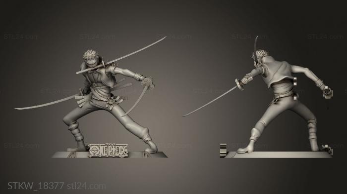 Roronoa Zoro Figure Sekai Sculpture