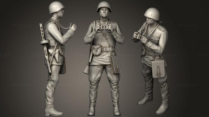 Military figurines (Soldiers 2, STKW_1850) 3D models for cnc