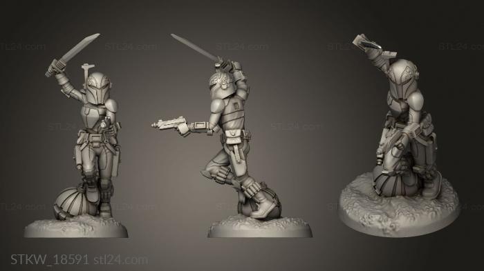 Military figurines (Sabine, STKW_18591) 3D models for cnc