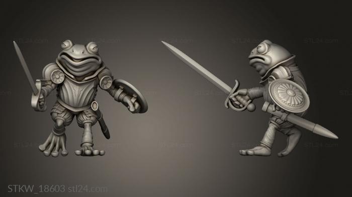 Frog Swordsmen Fancy Swordsman