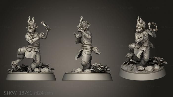 Military figurines (Satyr, STKW_18761) 3D models for cnc