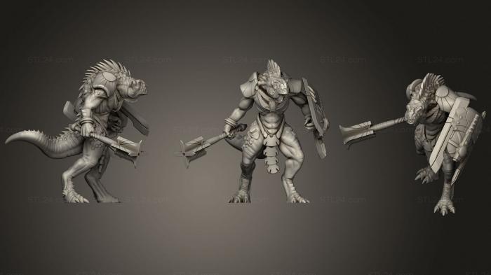 Military figurines (Stellar Warrior 01, STKW_1877) 3D models for cnc