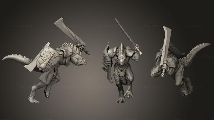 Military figurines (Stellar Warrior 09, STKW_1883) 3D models for cnc