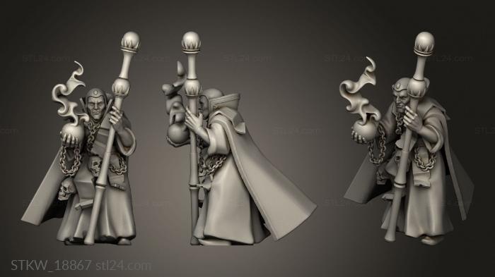 Military figurines (MAGE DARKNESS, STKW_18867) 3D models for cnc