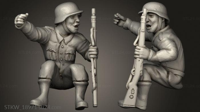 Military figurines (Passager wehrmacht, STKW_18971) 3D models for cnc