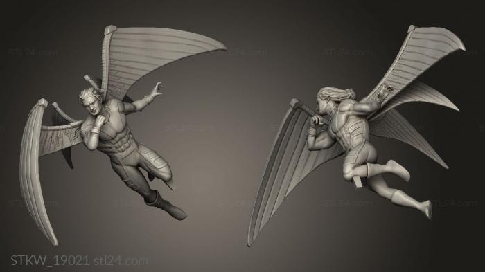 Military figurines (Sentinel Arcangel, STKW_19021) 3D models for cnc