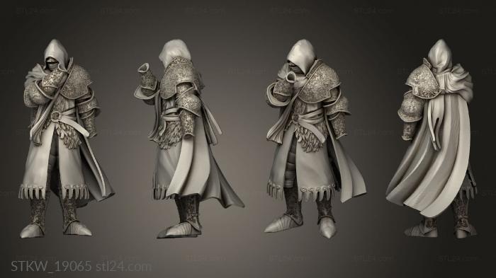 Military figurines (Exiled Knight Banished, STKW_19065) 3D models for cnc