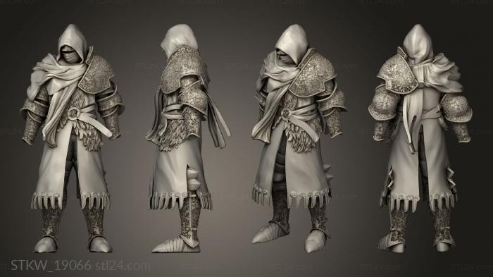 Military figurines (Exiled Knight Banished, STKW_19066) 3D models for cnc