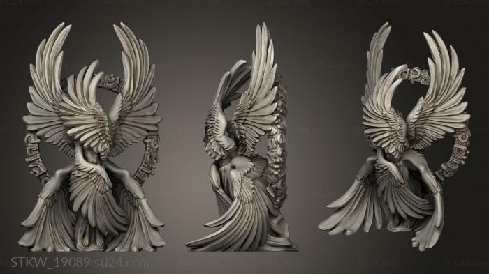 Military figurines (Seraphim, STKW_19089) 3D models for cnc