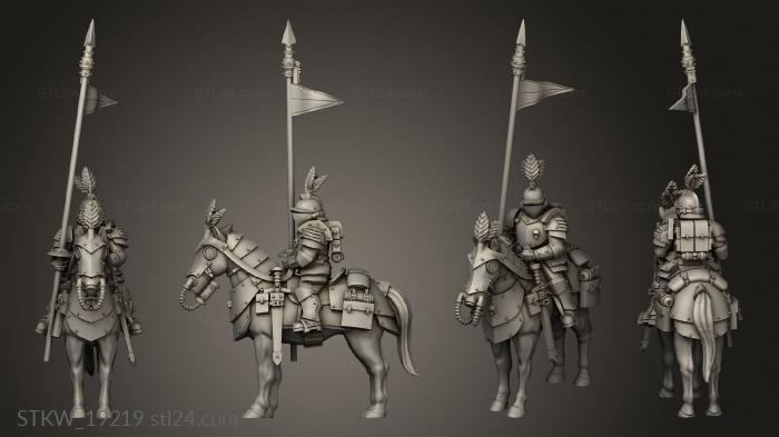Military figurines (Shock Cavalry, STKW_19219) 3D models for cnc