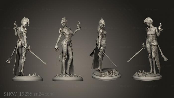 Military figurines (Sheyka Statue, STKW_19235) 3D models for cnc