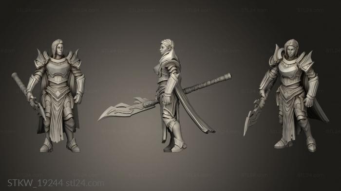 Military figurines (Paladin Wings, STKW_19244) 3D models for cnc