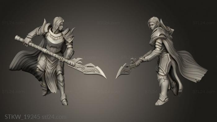 Military figurines (Paladin Wings, STKW_19245) 3D models for cnc