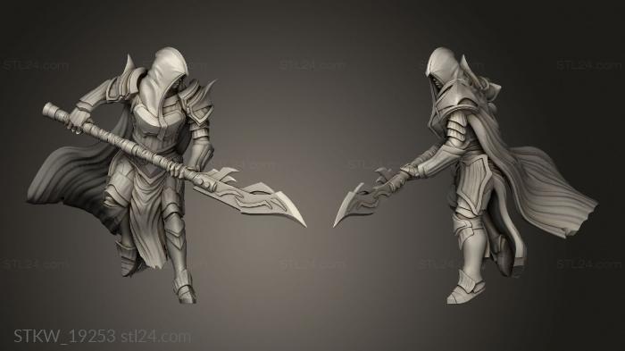 Military figurines (Paladin Wings Hood, STKW_19253) 3D models for cnc