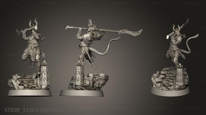 Military figurines (Sanya Shadowlancer, STKW_19263) 3D models for cnc
