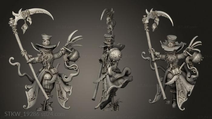 Military figurines (Sir Bag the Obsessed Scarecrow, STKW_19286) 3D models for cnc