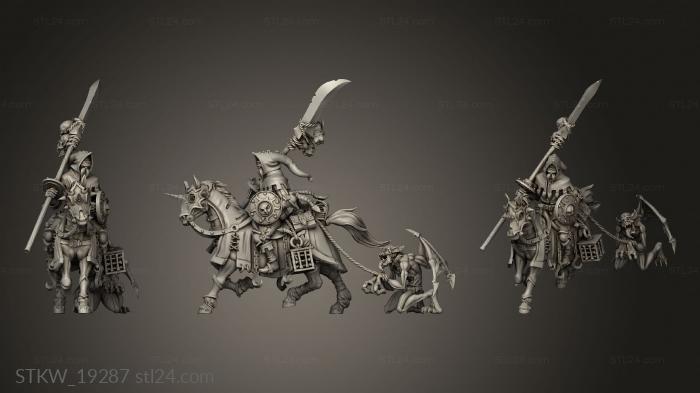 Military figurines (Sir Dalrion the Bed Hunter Witch, STKW_19287) 3D models for cnc