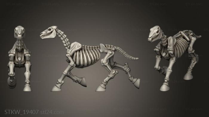 Skeleton Horsemen Horse