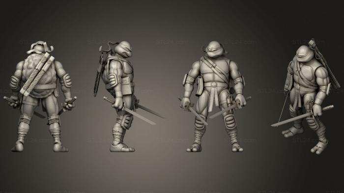 Military figurines (Teenage Mutant Ninja Turtles2, STKW_1945) 3D models for cnc