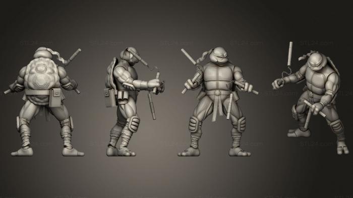 Military figurines (Teenage Mutant Ninja Turtles3, STKW_1946) 3D models for cnc