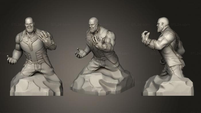 Military figurines (Thanos form earh, STKW_1950) 3D models for cnc