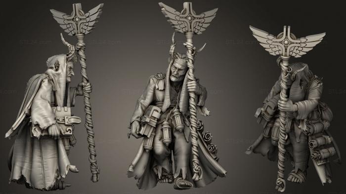 Military figurines (The Bringers of Quiet Cleric of Martyron, STKW_1951) 3D models for cnc