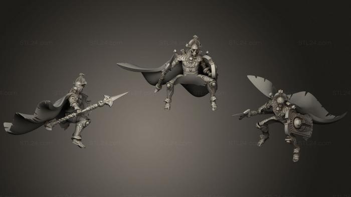 Military figurines (The Tomb King, STKW_1968) 3D models for cnc