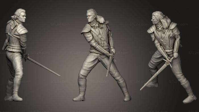 Military figurines (The Witcher Netflix, STKW_1970) 3D models for cnc