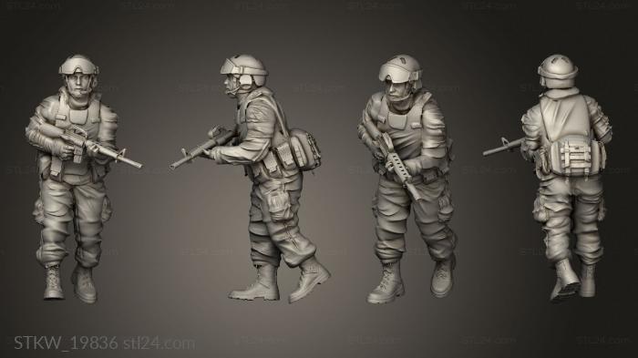 Military (Ходячее оружие в сомалийской дельте, STKW_19836) 3D модель для ЧПУ станка