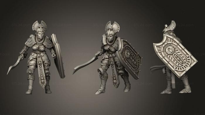 Military figurines (Tomb Guard 2, STKW_1988) 3D models for cnc