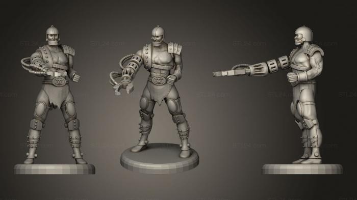 Military figurines (Trap Jaw 001, STKW_1993) 3D models for cnc
