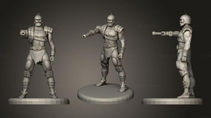 Military figurines (Trap Jaw 002, STKW_1994) 3D models for cnc