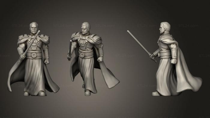 Military figurines (True Emperor, STKW_2000) 3D models for cnc