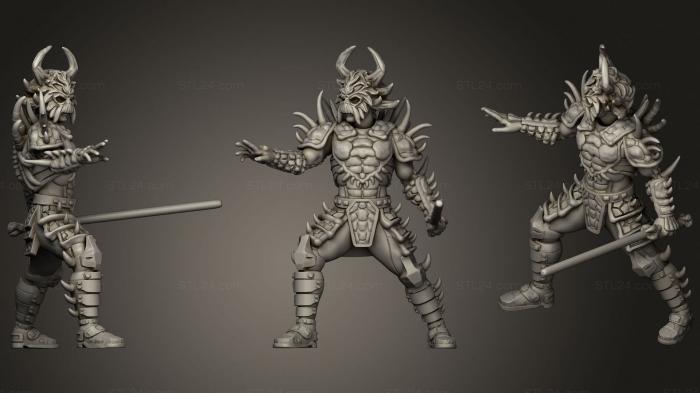 Military figurines (Usurper of the throne, STKW_2017) 3D models for cnc