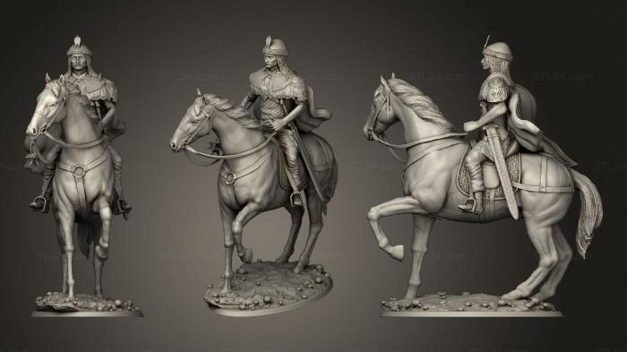 Military figurines (Vlad Dracula Tepes, STKW_2034) 3D models for cnc