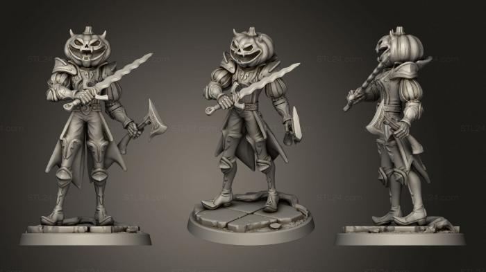 Military figurines (Witchs Thrall, STKW_2091) 3D models for cnc