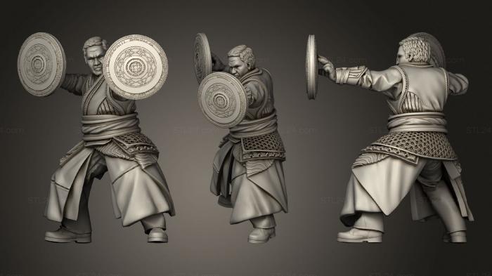 Military figurines (Wong Sidekick Won 3, STKW_2096) 3D models for cnc