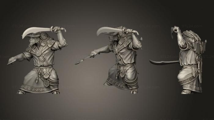 Military figurines (Yak Folk 3, STKW_2109) 3D models for cnc