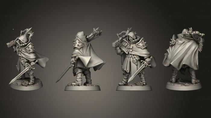 Military figurines (Aaron Blacksparrow, STKW_2149) 3D models for cnc