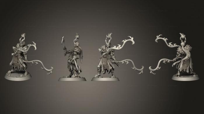 Military figurines (Abyssal Knights Nequitia, STKW_2158) 3D models for cnc