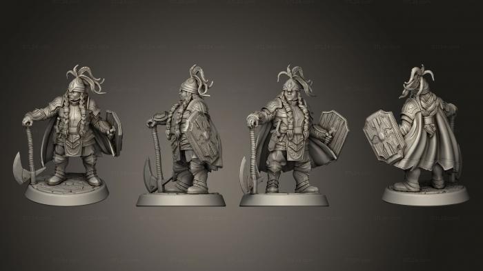 Military figurines (Adamantine Commander, STKW_2163) 3D models for cnc