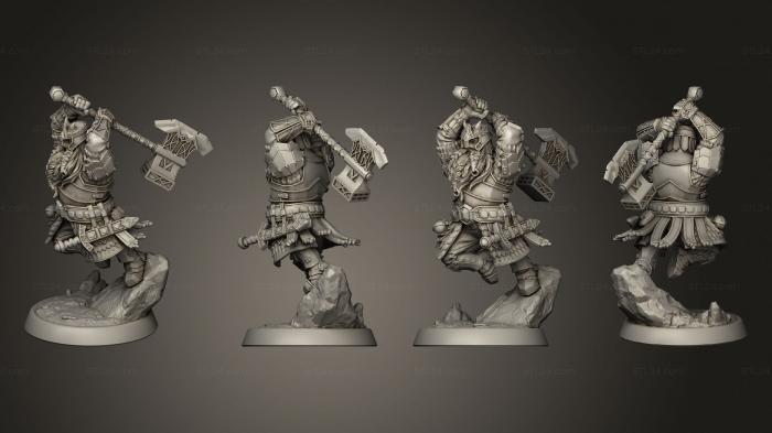 Military figurines (Adamantine Sunderer, STKW_2166) 3D models for cnc