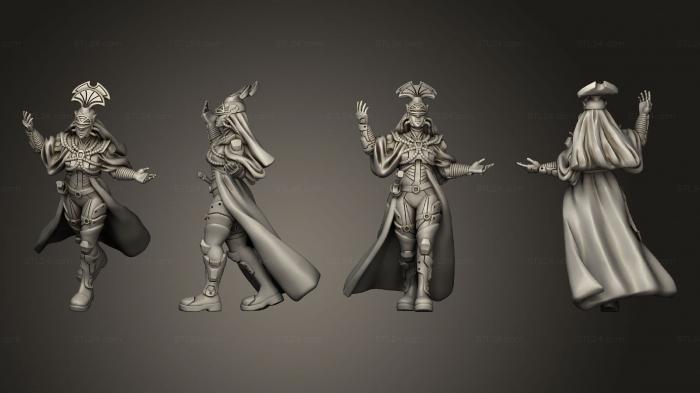 Military figurines (Adeleka Religious Leader, STKW_2172) 3D models for cnc