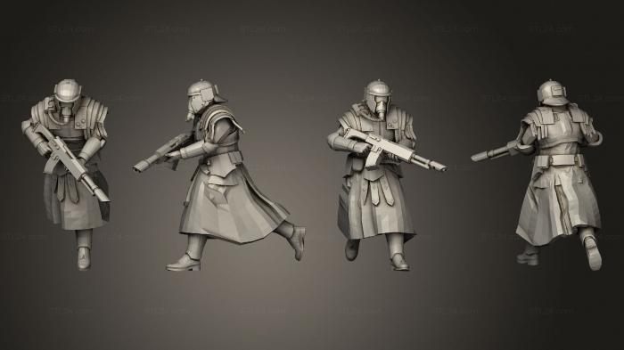 Military figurines (Advancing 2, STKW_2177) 3D models for cnc