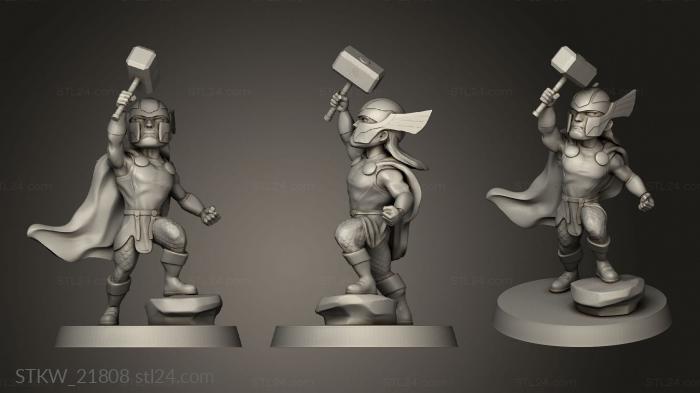 Military figurines (THOR BH FIG, STKW_21808) 3D models for cnc